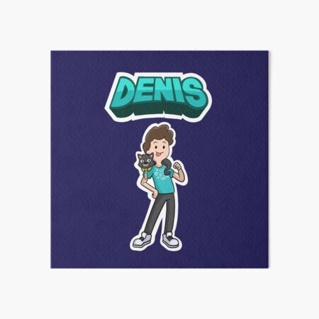 Denisdaily Wall Art Redbubble - denis daily roblox welcome to bloxburg getting a job youtube