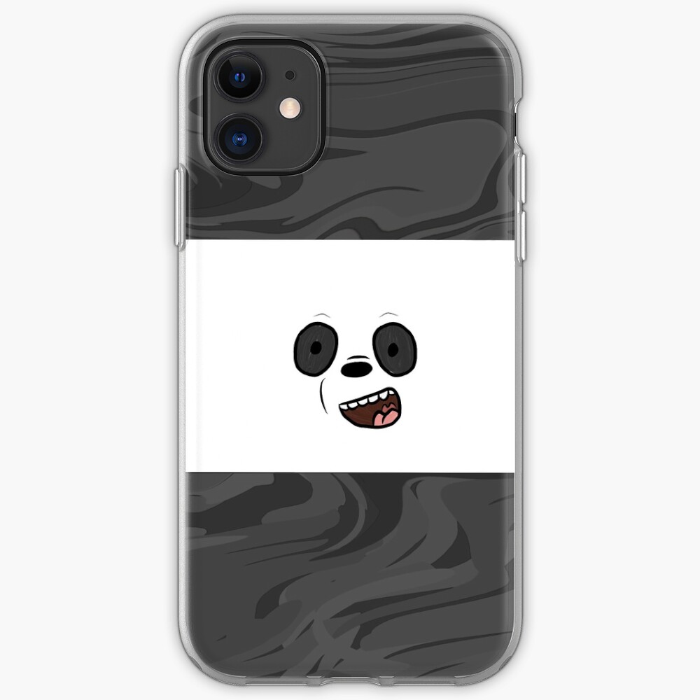 We Bare Bears Panda Marble iPhone Case & Cover