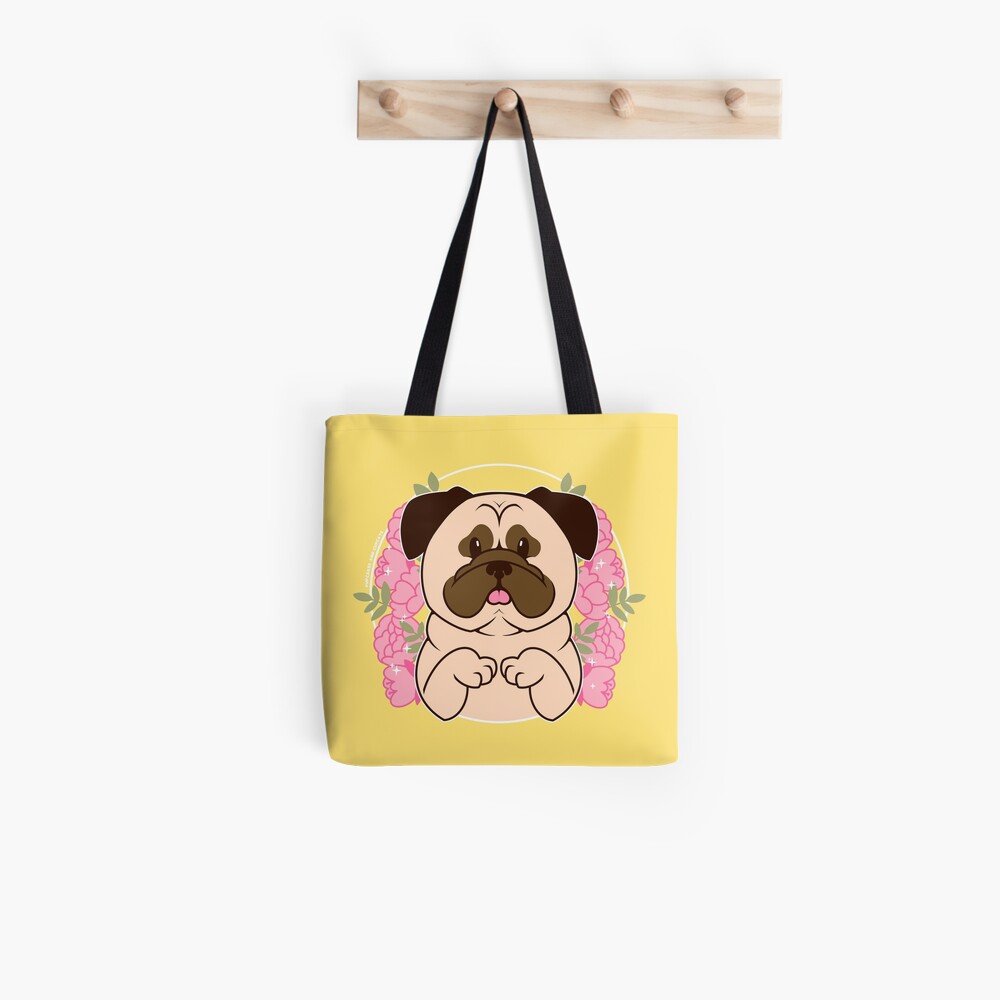 Cinnamon the Pug Tote Bag