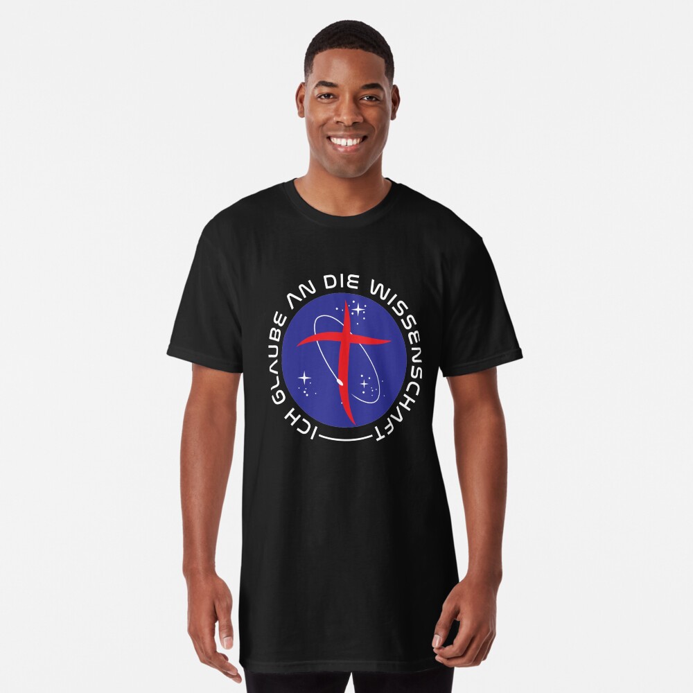 Ich Glaube An Die Wissenschaft - Naturwissenschaft Geschenk Longshirt