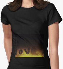 ♡ love ♡ Women's Fitted T-Shirt
