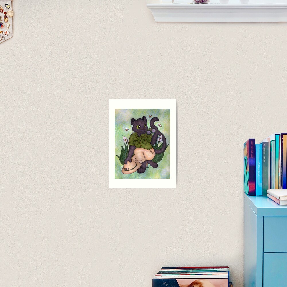 Panther On Safari Art Print