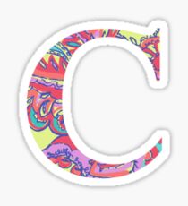 The Letter C - Lily Style Sticker
