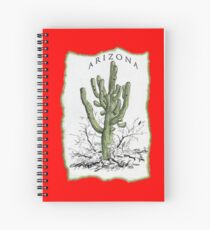 Giant Saguaro ARIZONA tee Spiral Notebook