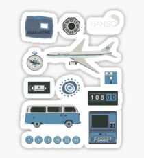 Lost blue Sticker