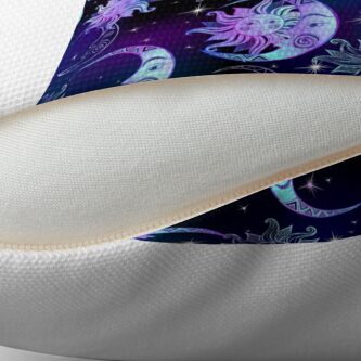 Alternate view of Sun and Moon Throw Pillow