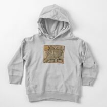 Map of the Principality of Catalonia (1608) Toddler Pullover Hoodie