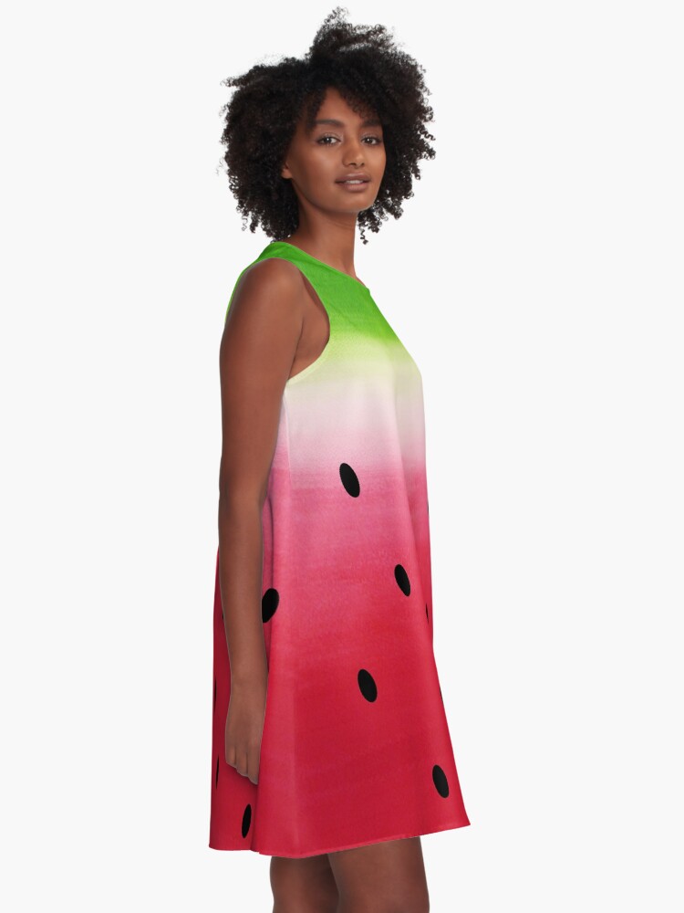 Alternate view of Watermelon A-Line Dress