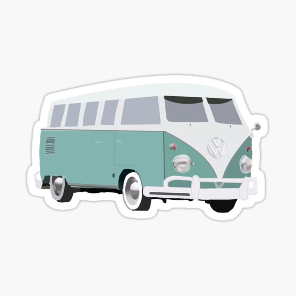 Vw Bus Stickers | Redbubble