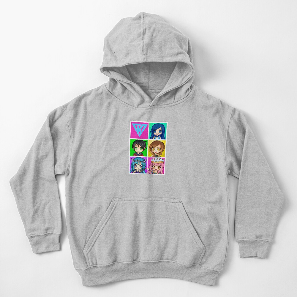 Funneh and the Krew - Anime Style Kids Pullover Hoodie