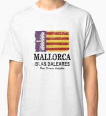 Majorca Flag - Vintage Look Classic T-Shirt