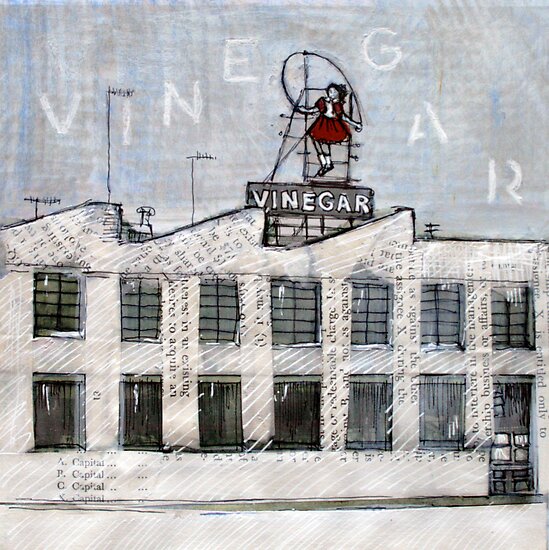 "Vinegar girl." Posters by Michele Meister Redbubble