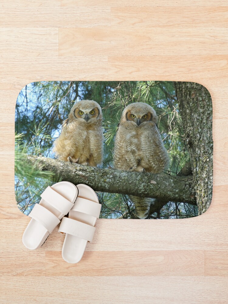 Alternate view of Double Trouble (Amazing video in description) Bath Mat