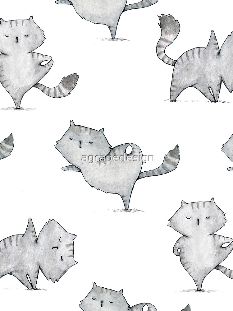 Yoga cat by agrapedesign