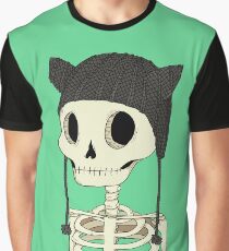 Skeleton Kitty Graphic T-Shirt