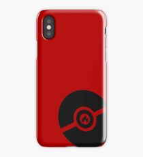 Pokemon Pokeball Fire iPhone Case