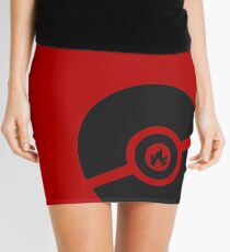 Pokemon Pokeball Fire Mini Skirt