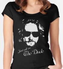 Just Call Me "The Dude" 2nd Women's Fitted Scoop T-Shirt