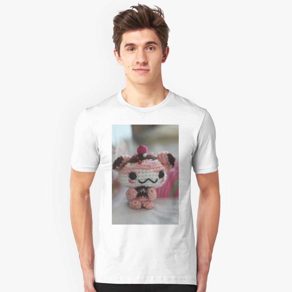 Hamster Cupcake Slim Fit T-Shirt