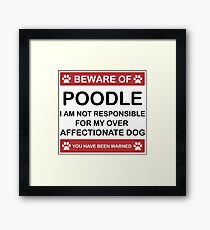 Poodle, Gift, Art, Dog Breed Framed Print