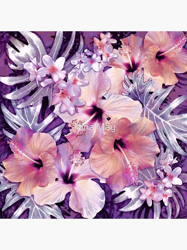 Violet Vintage Tropical by ninabmay