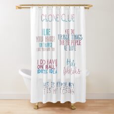 Orphan Black Sticker Pack Shower Curtain
