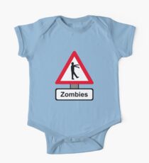 Caution: Zombies One Piece - Short Sleeve