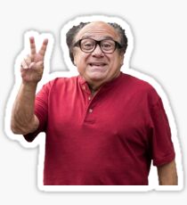 danny devito peace sign Sticker