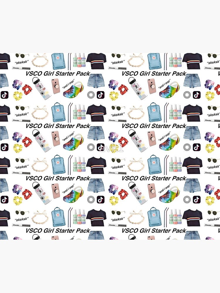 vsco girl starter pack, vsco girl packs by avit1