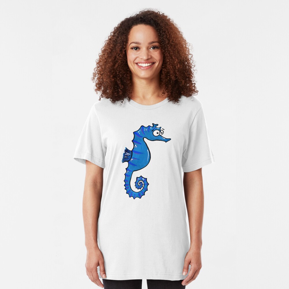 Seymour the Seahorse Slim Fit T-Shirt
