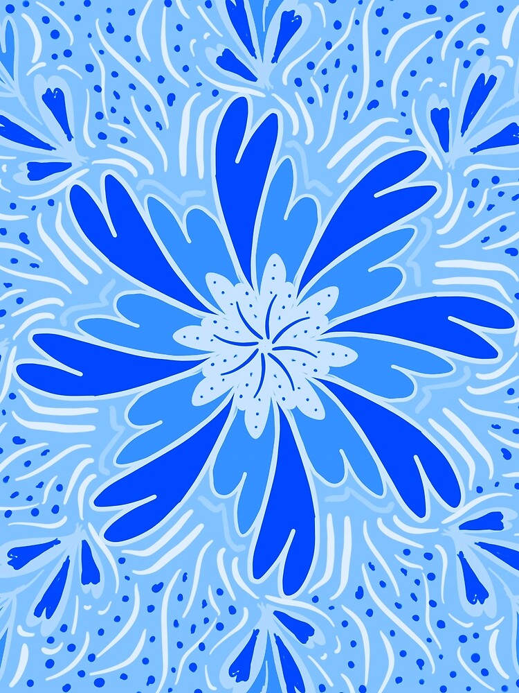 Blue Flower by roseglasses
