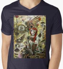 AUTOMATON Men's V-Neck T-Shirt