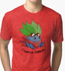 Captain Oddish Sketch Tri-blend T-Shirt