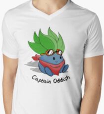 Captain Oddish Sketch Men's V-Neck T-Shirt