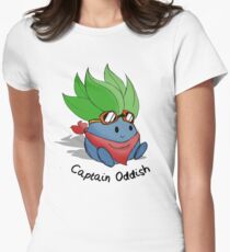Captain Oddish Sketch Women's Fitted T-Shirt