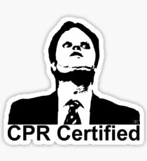 Dwight Schrute CPR Certified Sticker