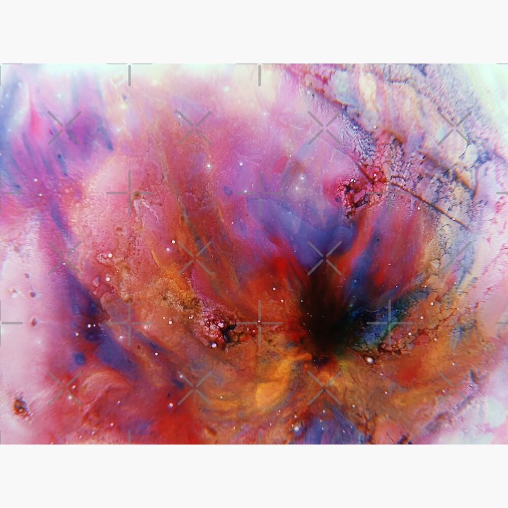 Abstract Marble Multicolor Pattern — Poster