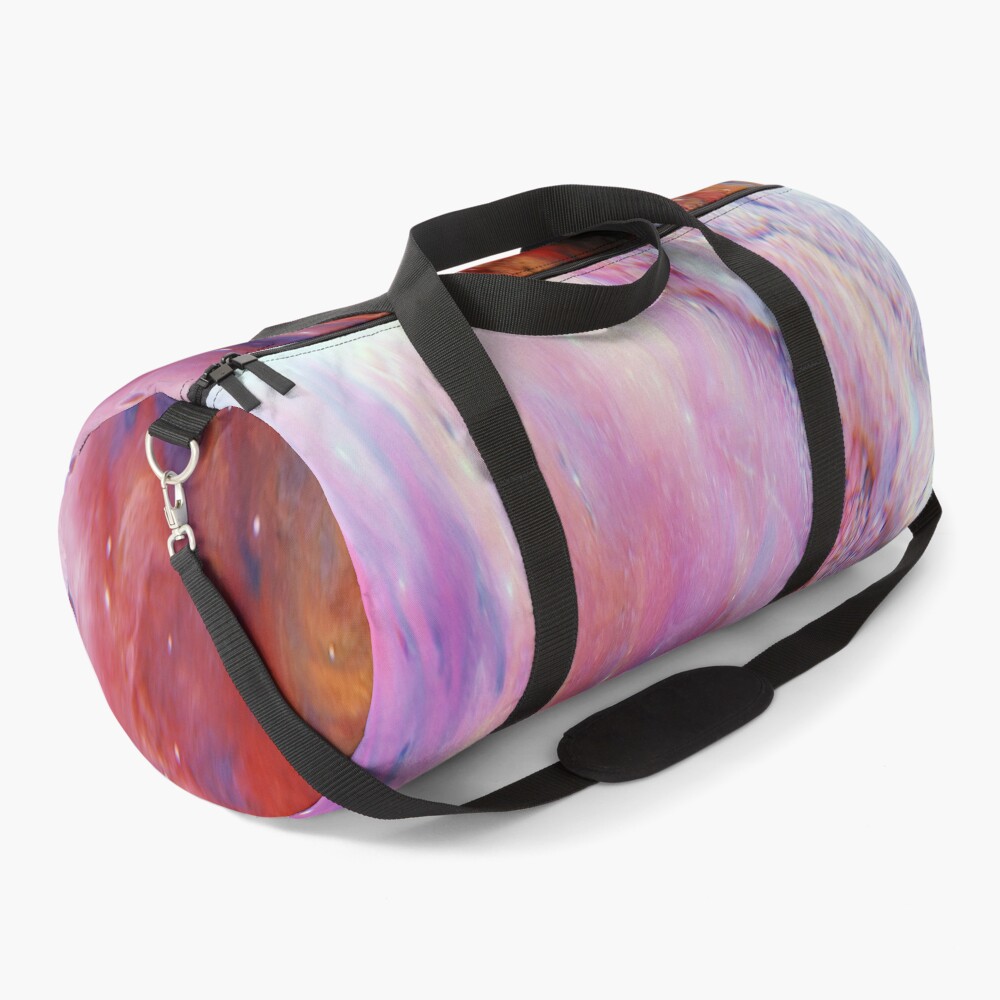 Abstract Marble Multicolor Pattern on a duffle bag