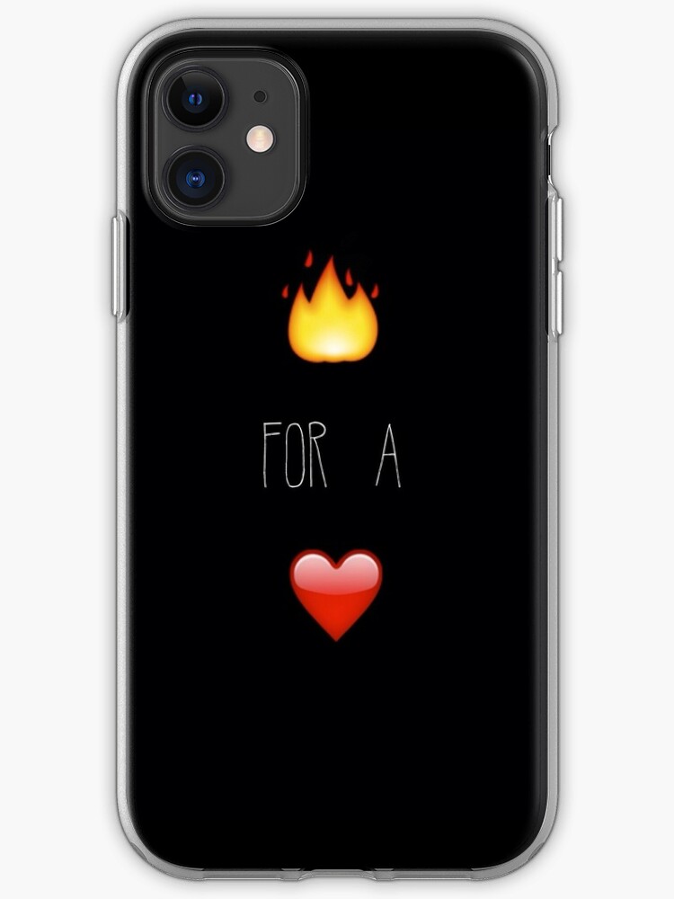 1d Emoji Lyrics Fire For A Heart Iphone Case Cover By