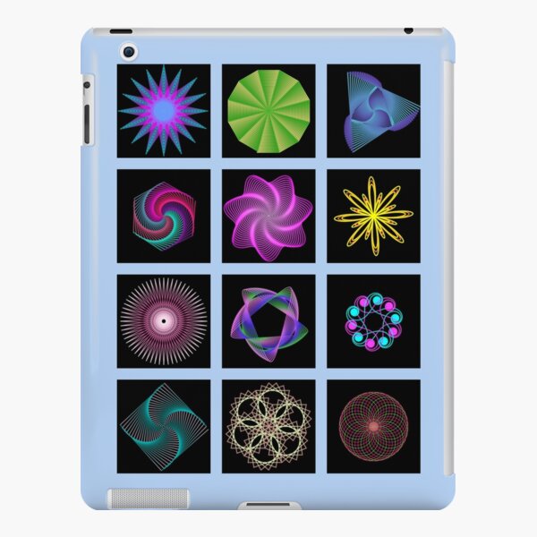 Beautiful colorful geometric shapes iPad Snap Case