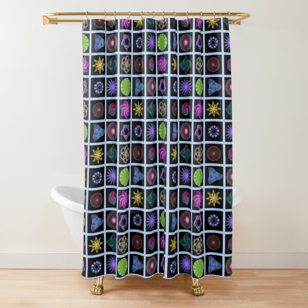 Beautiful colorful geometric shapes Shower Curtain