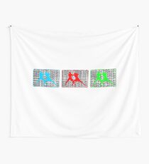 MMA Mixed Martial Arts Toe to Toe Triple Colour Print Wall Tapestry