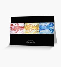Primary - Red, Yellow, Blue Greeting Card