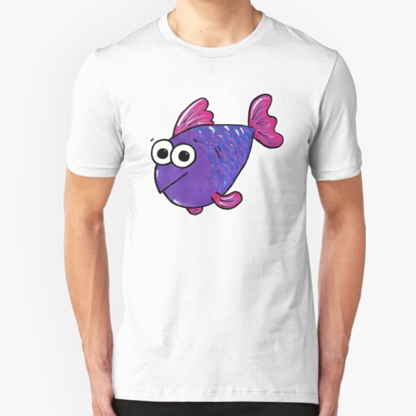 Boris the Random Fish Slim Fit T-Shirt