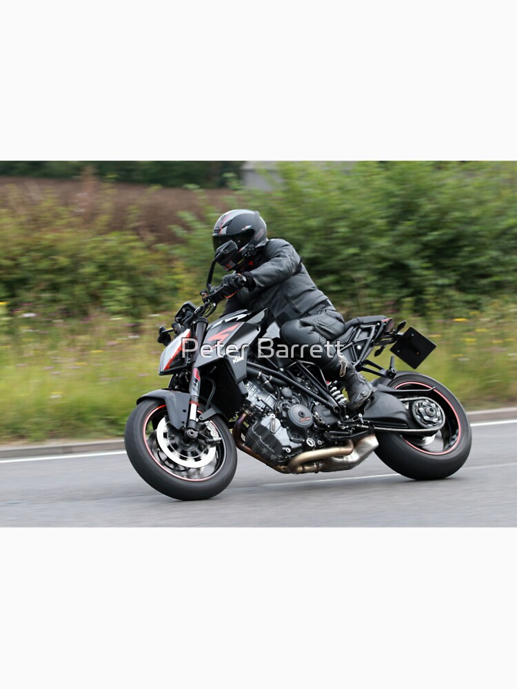 Black Motorbike on bend by hartrockets