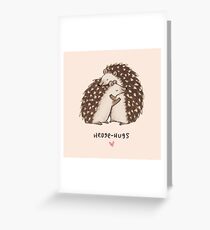 Hedge-hugs Greeting Card