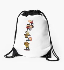 TNG Crew Chibi-style Drawstring Bag