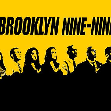 Brooklyn Nine Nine Tv Show Yellow stencil Wallpaper Poster design  Kids  Pullover Hoodie for Sale by aditmohan27  Redbubble