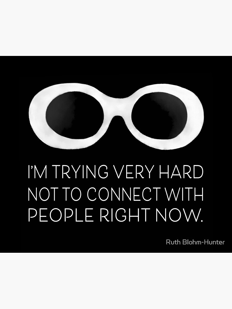 Schitt's Creek David Rose - I'm trying very hard not to connect with people right now by ruthb-h