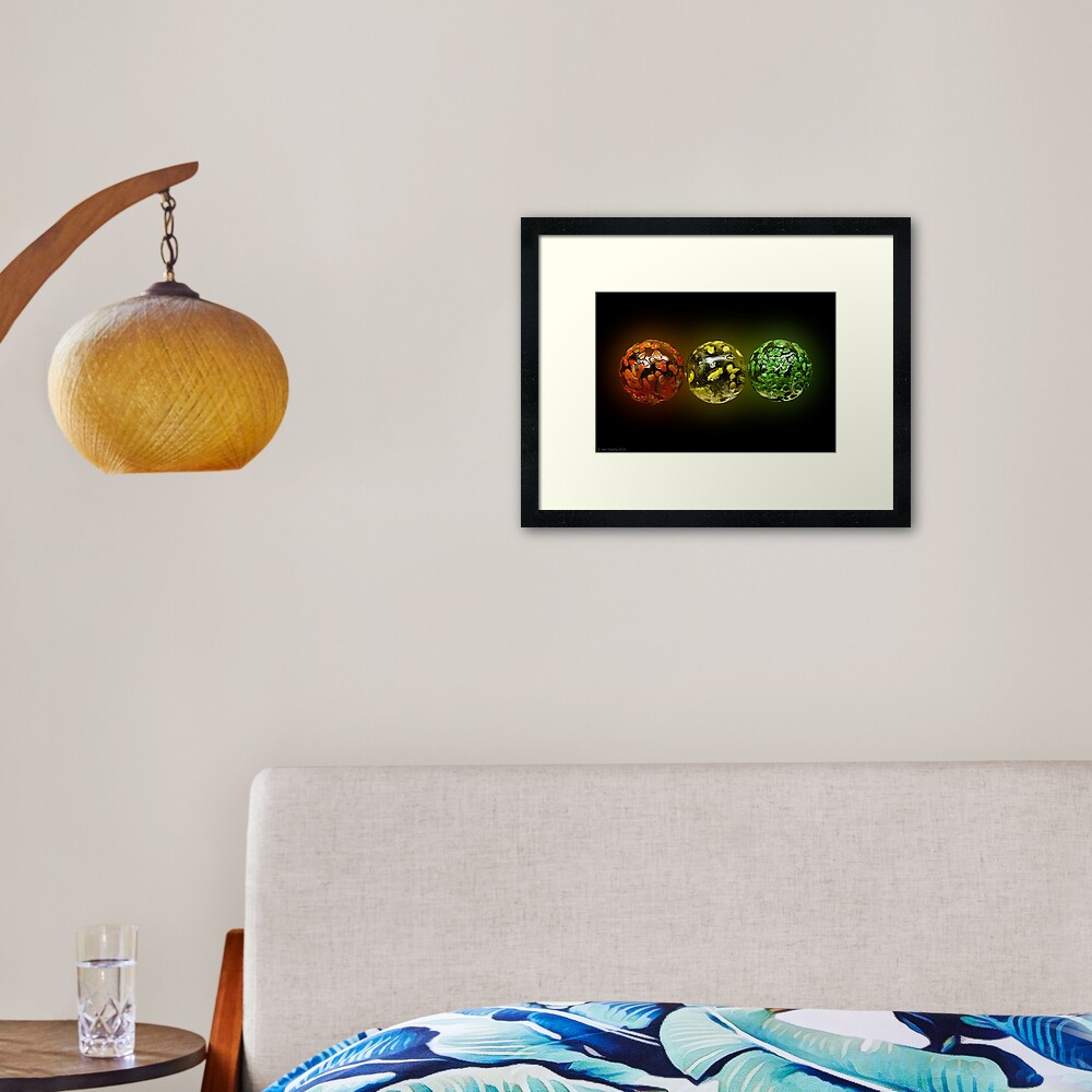 three Framed Art Print